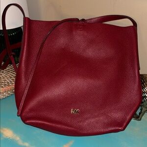Michael Kors Deep Red Shoulder Bag